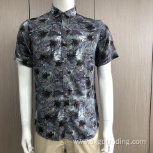 2020 Men's print short sleeve shirt